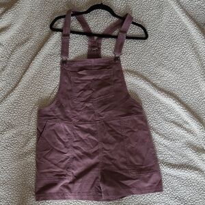 Purple Corduroy Overalls